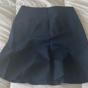 Banana republic flared mini skirt navy blue size 6